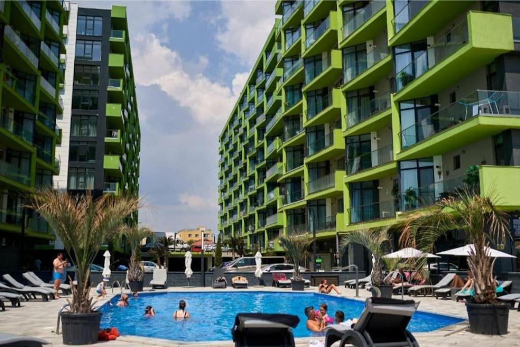 Alezzy Reasort Luxury Apartment 81 Prima Linie La Mare Năvodari Dış mekan fotoğraf